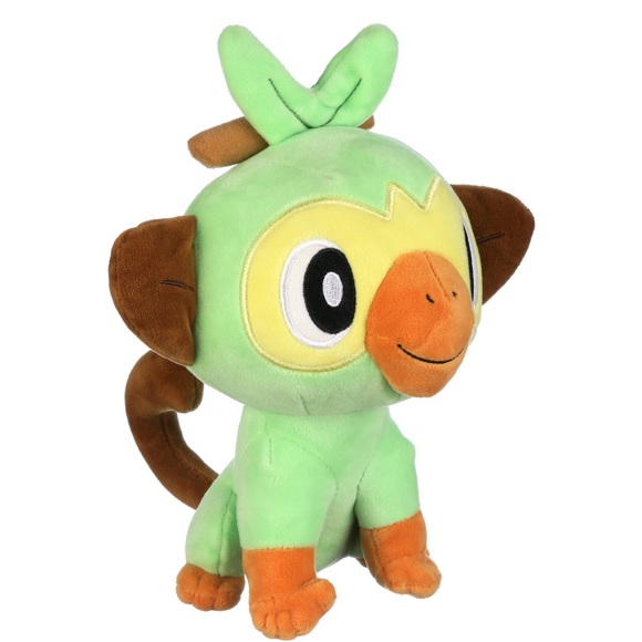 POKÉMON Grookey Plush Stuffed Animal Toy, 8 Inches, Green - Picture 4 of 8